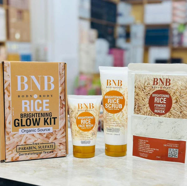 BNB Rice Brightening Glow Kit – Nature’s Secret to Radiant Skin